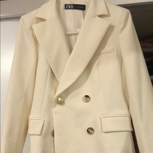 Zara cream blazer